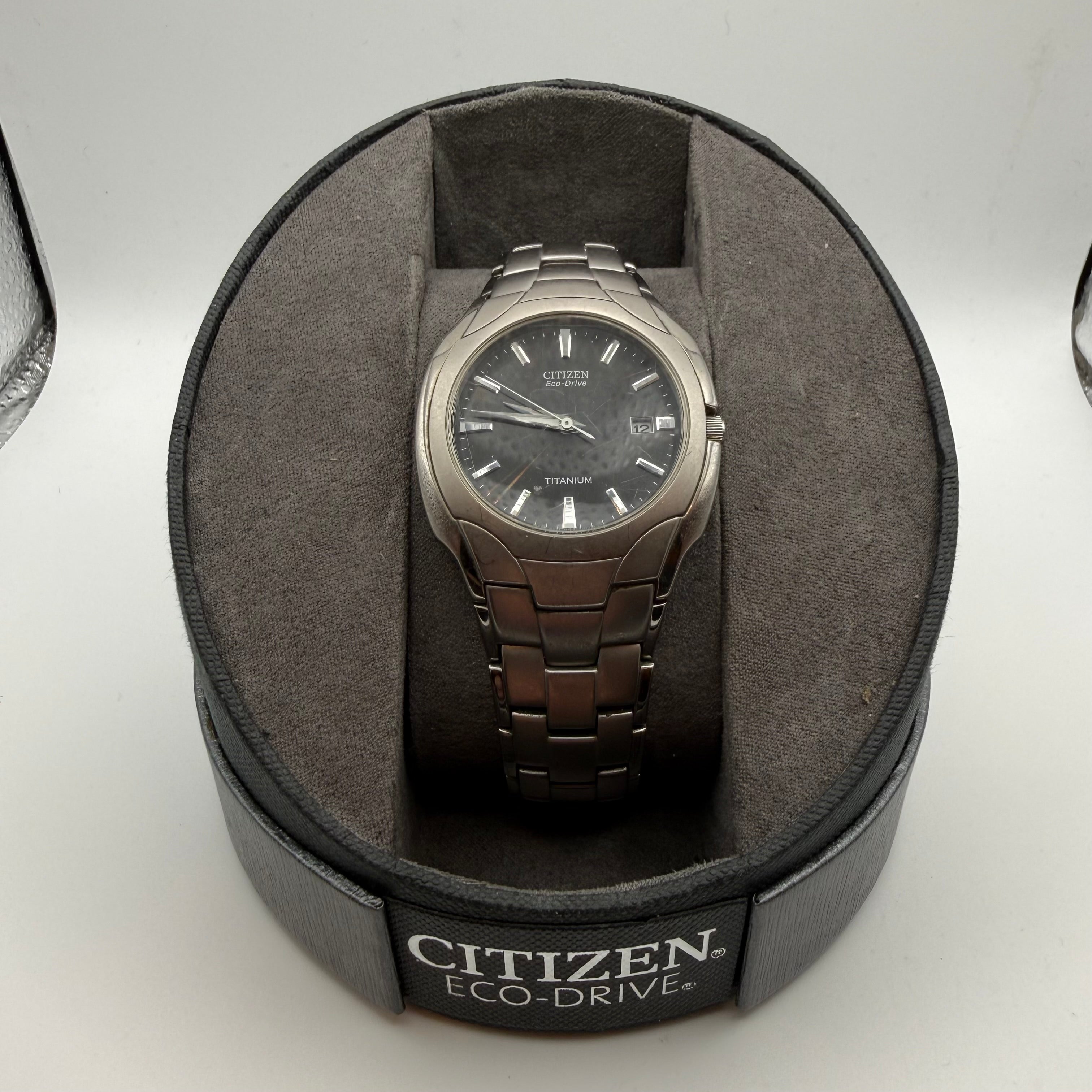 Citizen Eco-Drive Titanium – Black Dial- £89.99