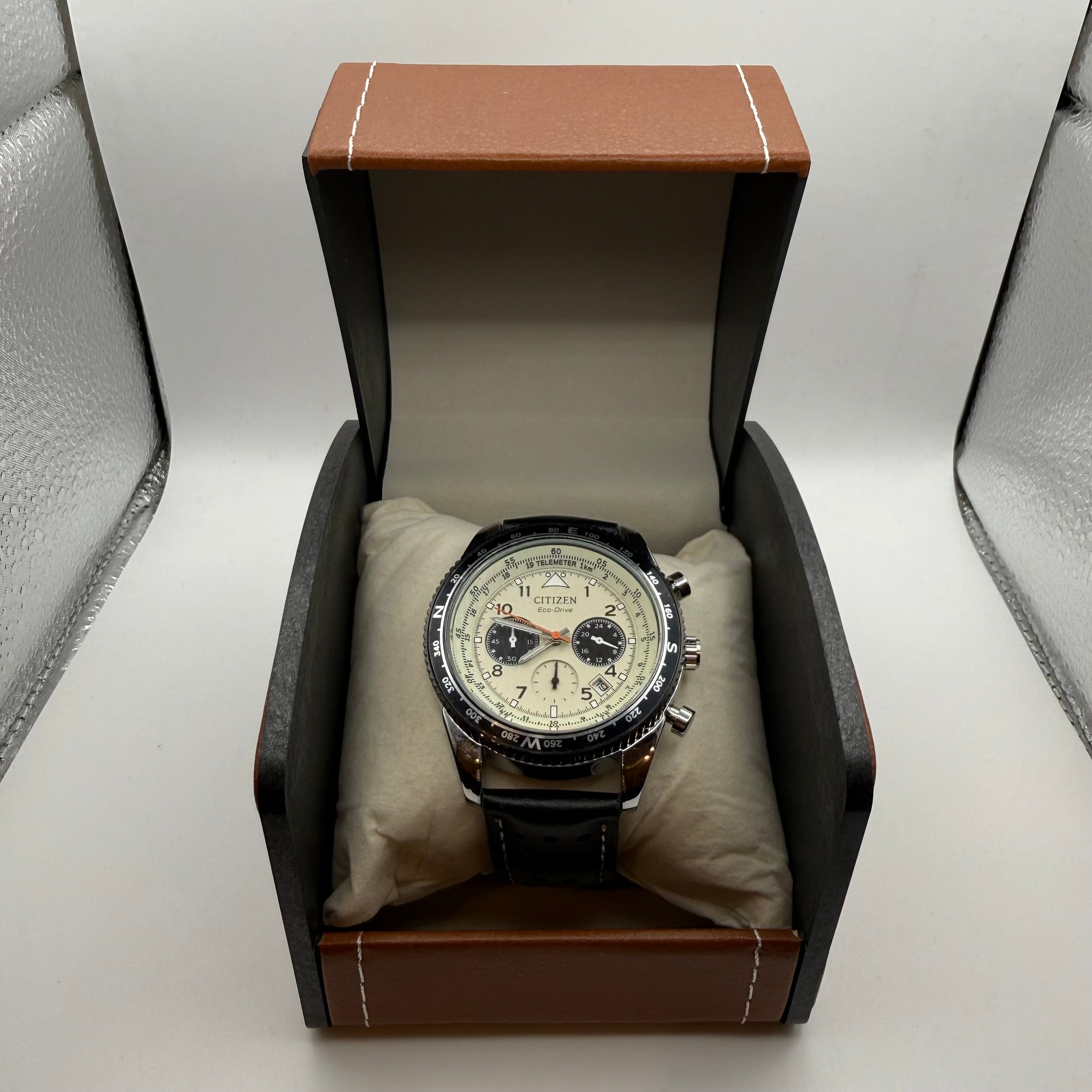 Citizen Eco-Drive Chronograph Telemeter – New Conditio- £129.99