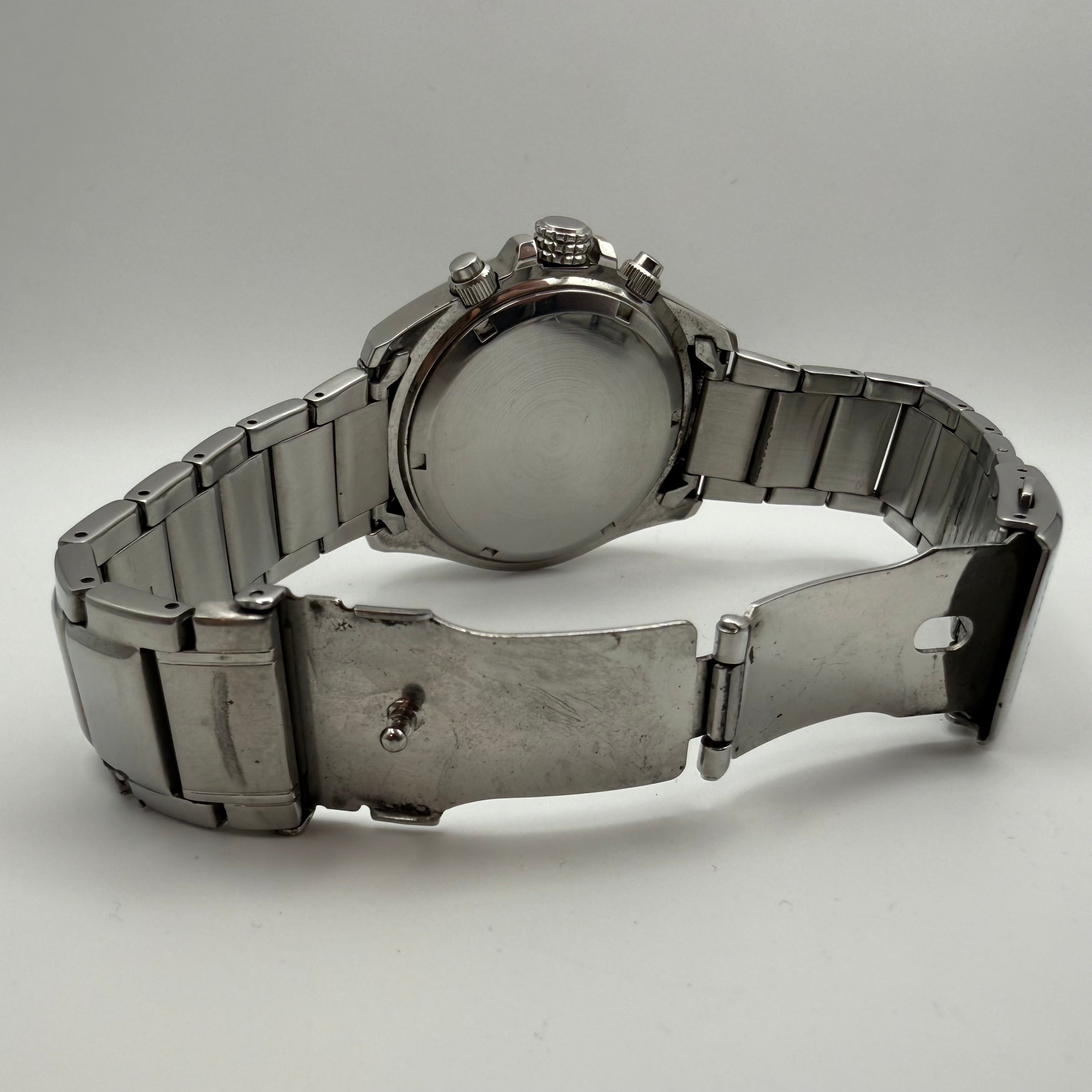 Citizen Eco-Drive Chronograph Stainless Steel Watch – Black Dial- £119.99