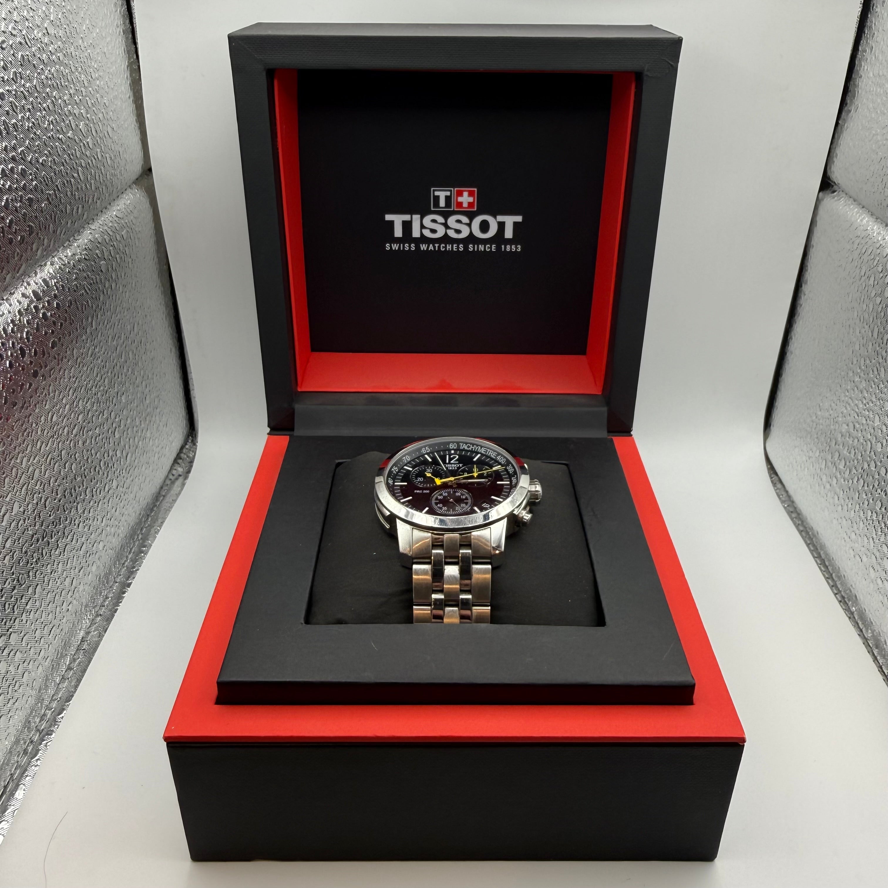 Tissot PRC 200 Chronograph T055.417 – Black Dial- £239.95