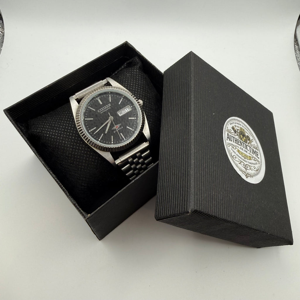 Citizen Eagle 7 Automatic Day Date – 21 Jewel Vintage Stainless Steel Watch- £79.99