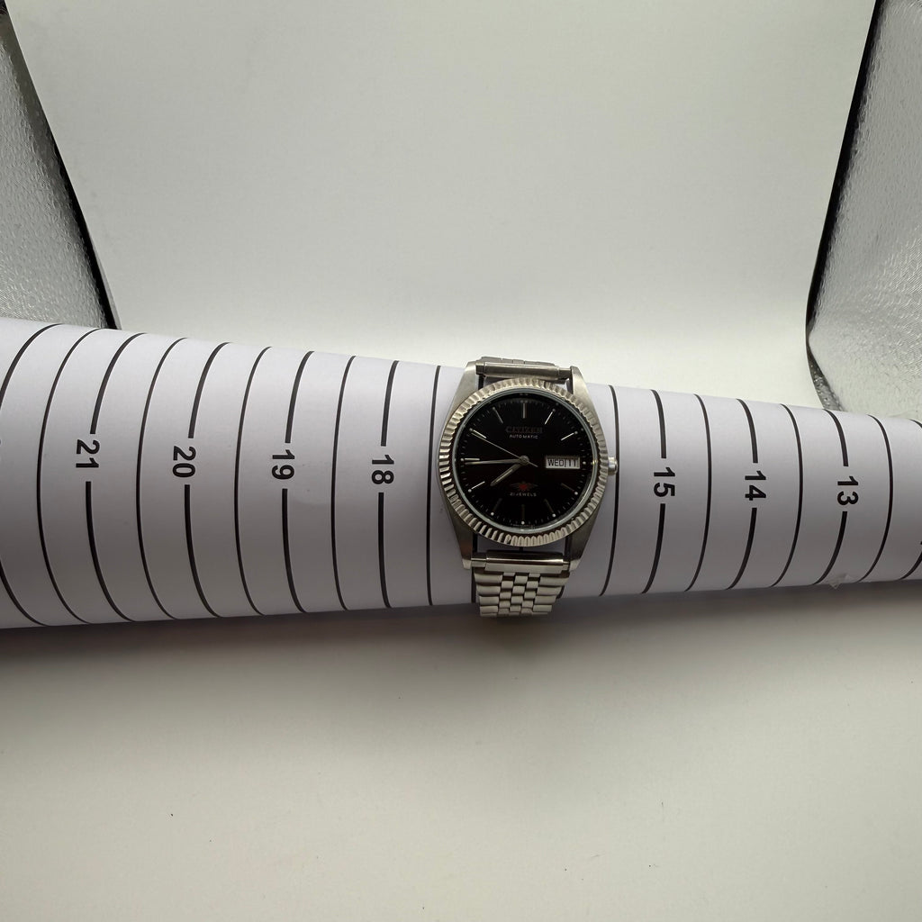 Citizen Eagle 7 Automatic Day Date – 21 Jewel Vintage Stainless Steel Watch- £79.99