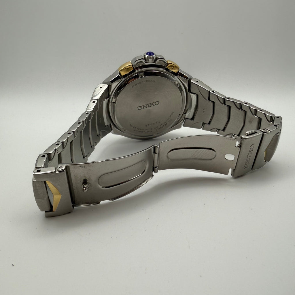 Seiko Coutura Solar Chronograph SSC616P1 Blue Dial Sapphire Crystal 1- £239.99