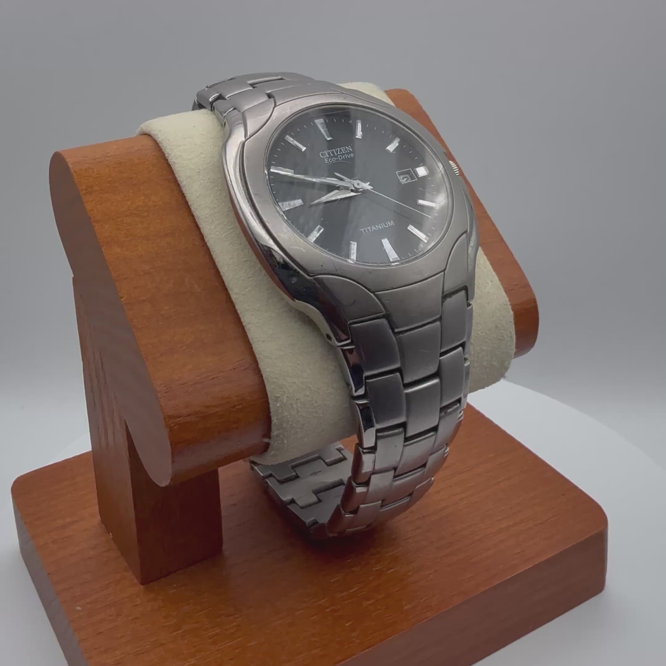 Citizen Eco-Drive Titanium – Black Dial- £89.99