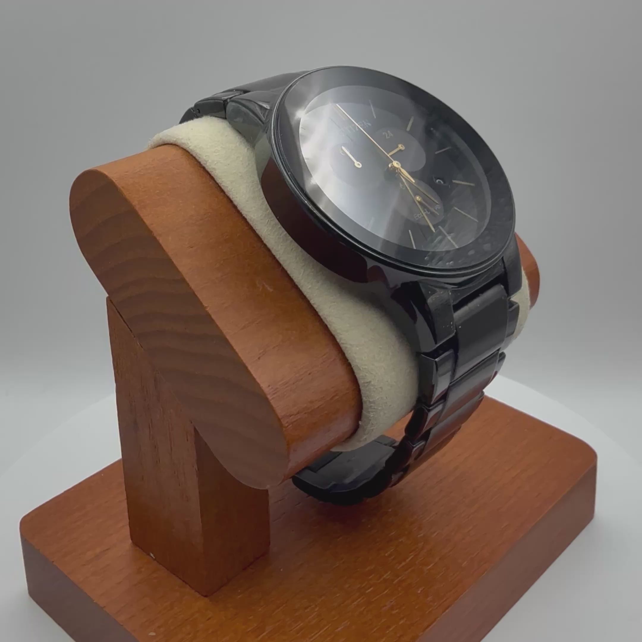 Citizen Eco-Drive Chronograph – Black & Gold Dial- £99.99