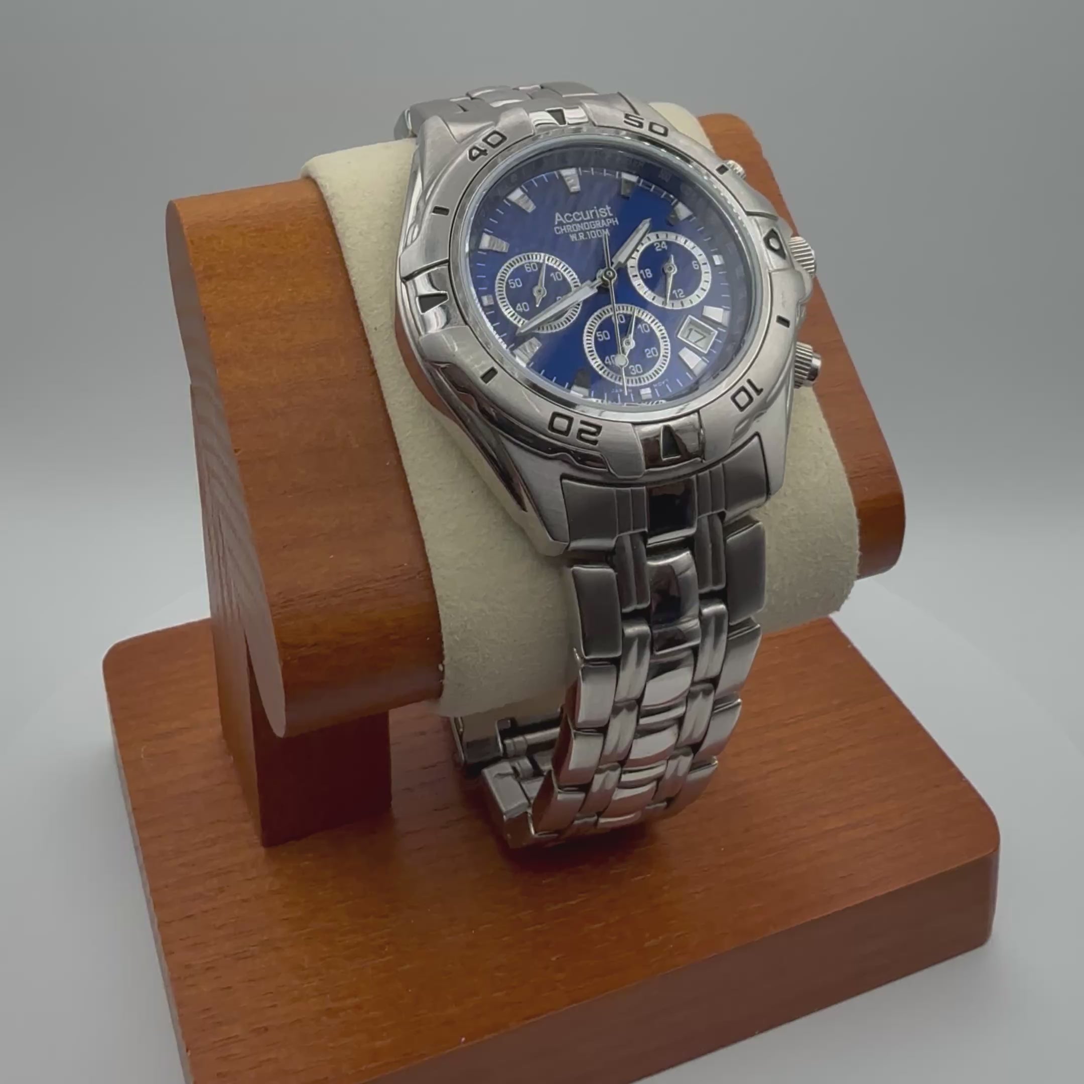 Accurist Chronograph 100M – Blue Dial- £74.95
