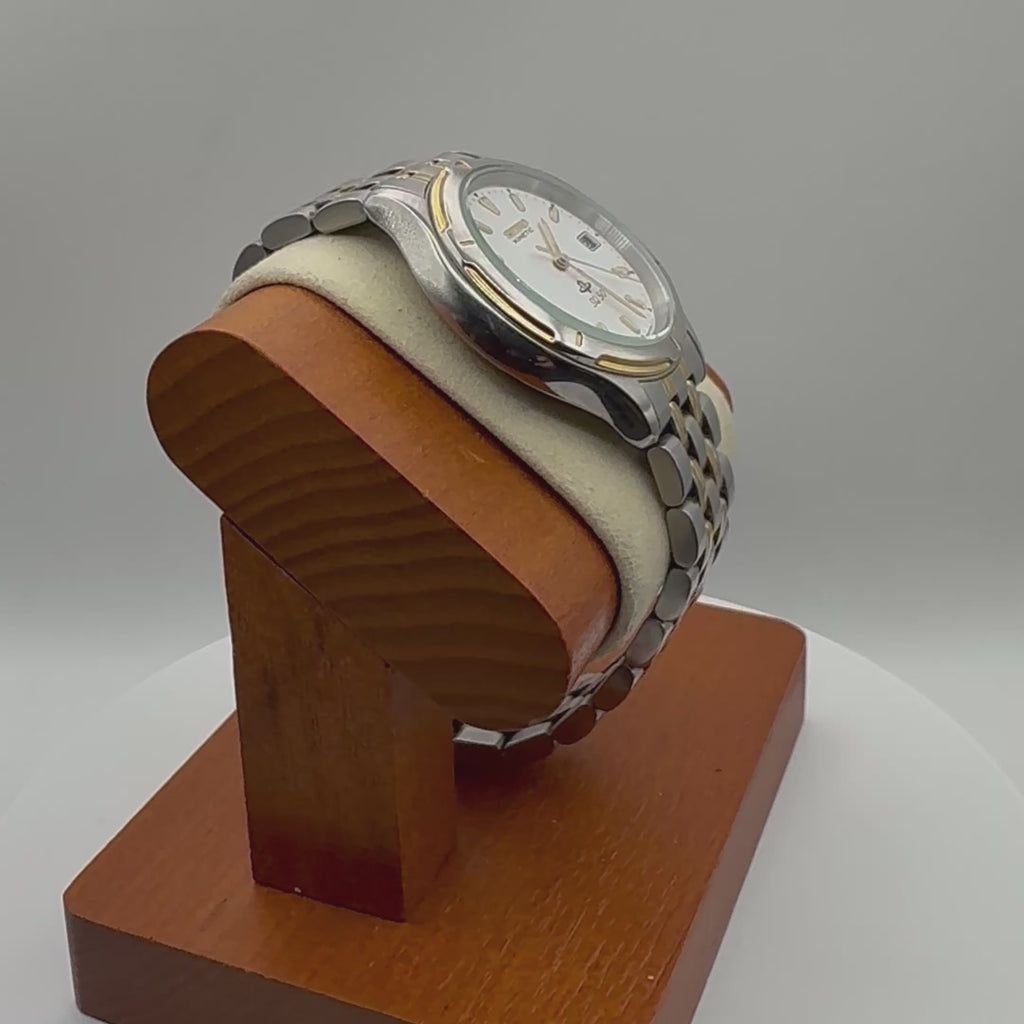 Seiko Kinetic SQ50 5M42-0F00 Two Tone Date Watch- £89.99