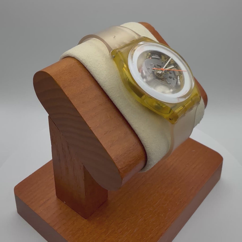 Swatch Scuba 200 Skeleton Dial Yellow Case- £59.95