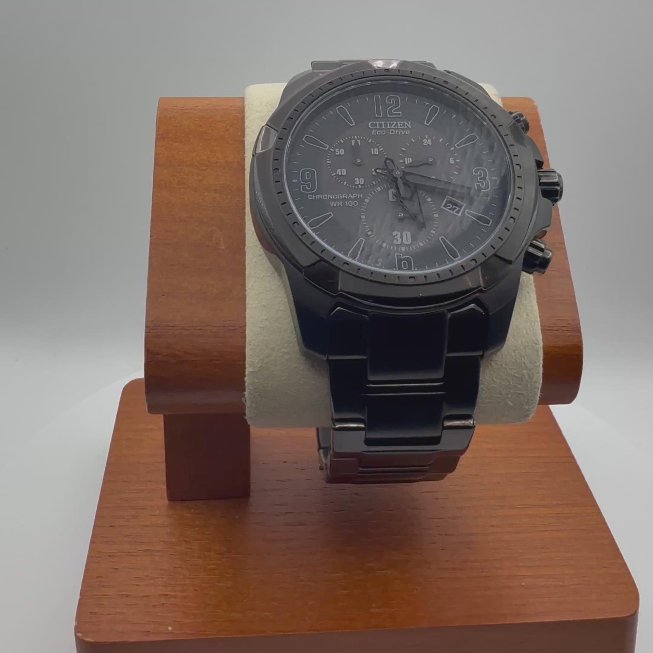 Citizen Eco-Drive Chronograph – Black Ion Plated- £149.99