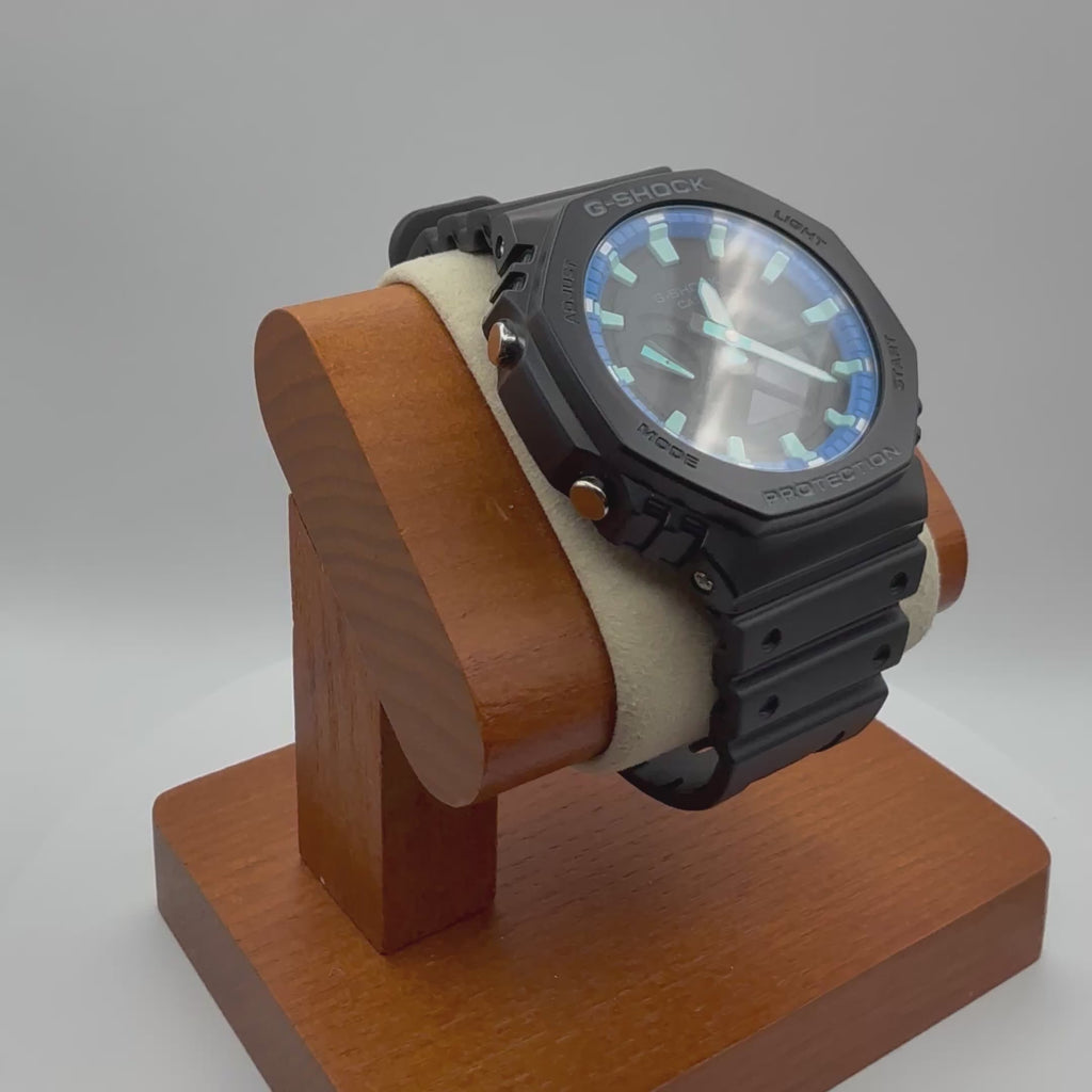 Casio G-SHOCK “CasiOak” Style Analogue-Digital (Black / Blue Accents)- £89.99