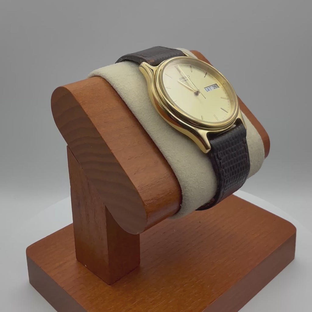 Seiko Quartz Day-Date – Gold Tone- £69.95